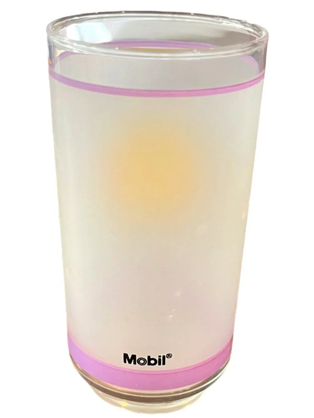 Los Angeles Lakers - Mobile Gas Vintage NBA Libby Frosted Glass Tumbler